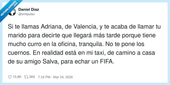 esposo,taxi,fifa,valencia,mentira