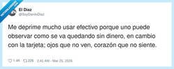 Enlace a Efectivo: duele. Tarjeta: ya me lo explicará mi yo del futuro, por @SoyDaniloDiaz