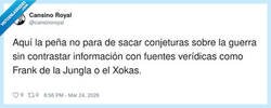 Enlace a Yo ya no me informo: espero a que Frank de la Jungla y el Xokas lo confirmen, por @cansinoroyal