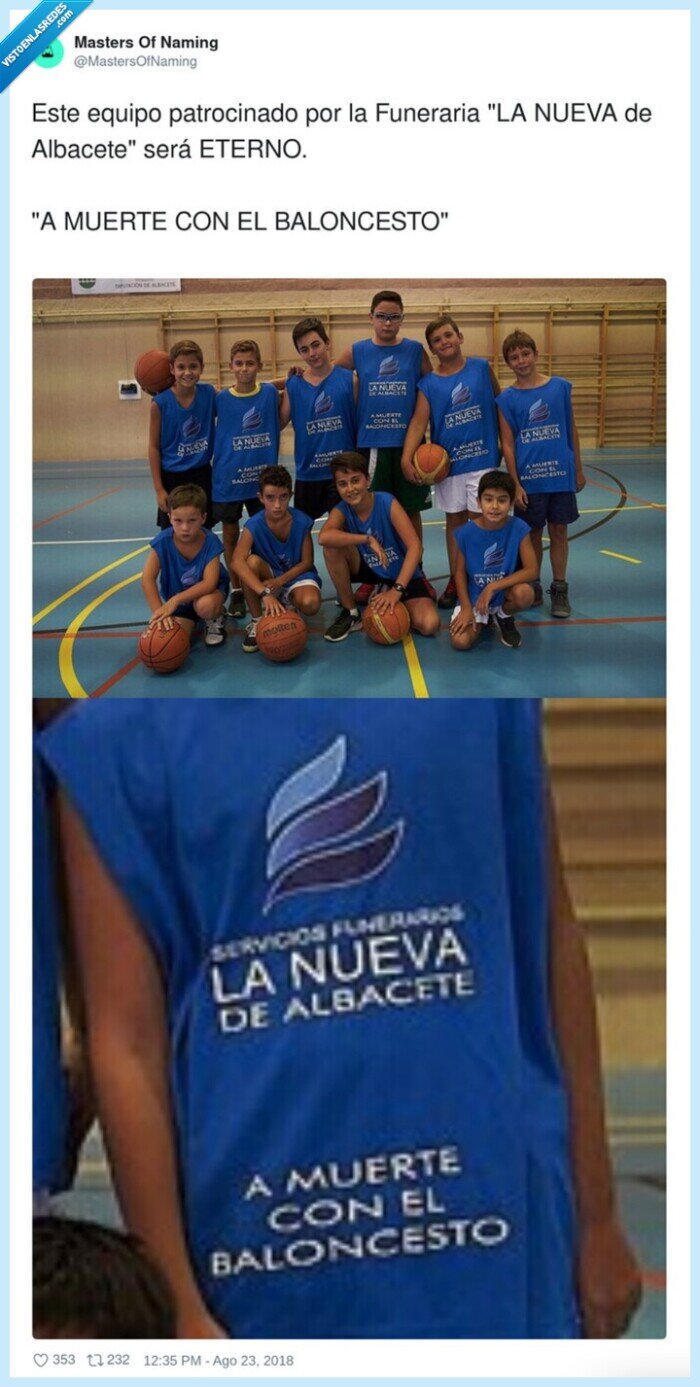 baloncesto,funeraria,patrocinio,Albacete,eslogan