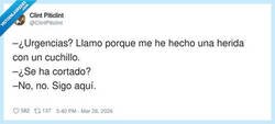 Enlace a Urge que me atiendan, pero yo me quedo aquí por si acaso, por @ClintPiticlint