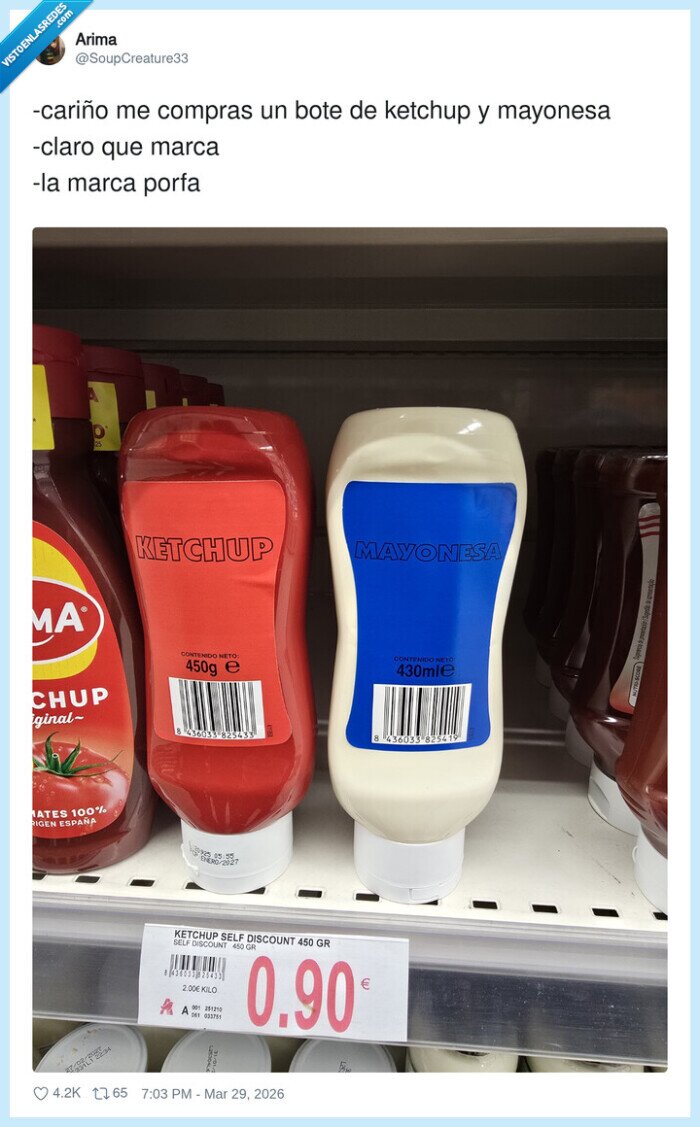 ketchup,mayonesa,supermercado,marca,etiqueta