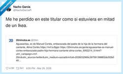 Enlace a He necesitado un mapa, dos albóndigas suecas y aun así no sé de quién es el bebé, por @NachoGarciaR