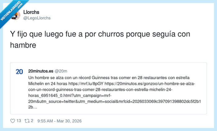 michelin,record,hambre,restaurantes,churros