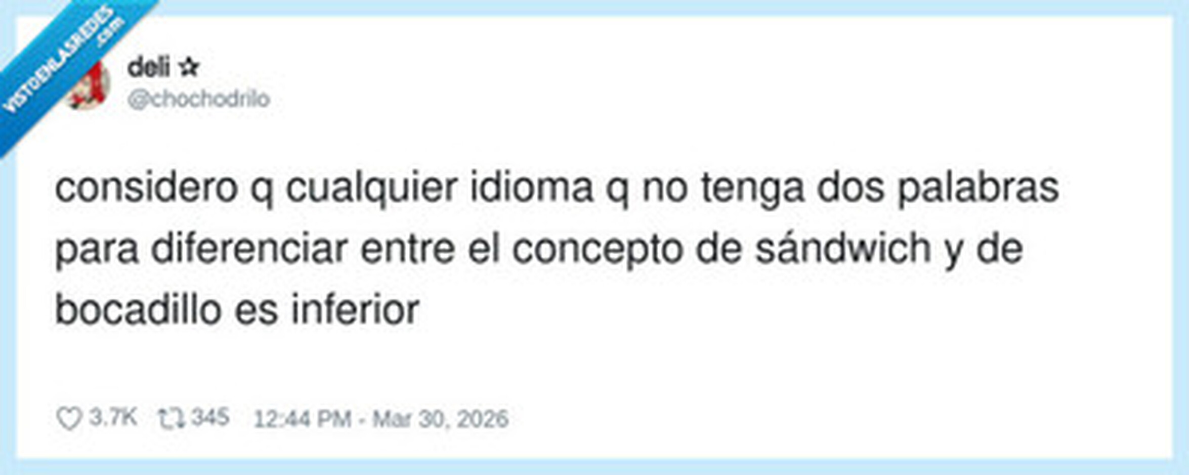 VEF > Visto en las Redes > Es hambre mal traducida, por @cho chodrilo