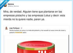 Enlace a Y lo mejor es que lleva un 5% de pistacho, por @Maria_Marione
