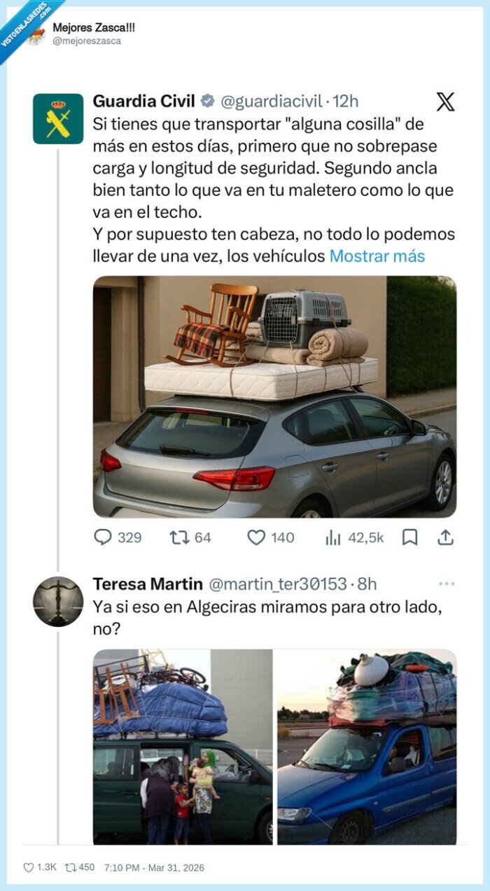 mudanza,maletero,carretera,vacaciones,GuardiaCivil