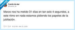 Enlace a Marzo ha ido en x2, por @cuerdo_de
