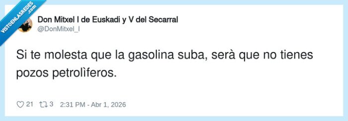 gasolina,precios,petr&oacute;leo,pobreza,c&iacute;nico