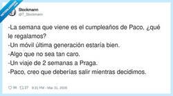 Enlace a Paco, sal un momento que estamos ajustando tu presupuesto, por @T_Stockmann
