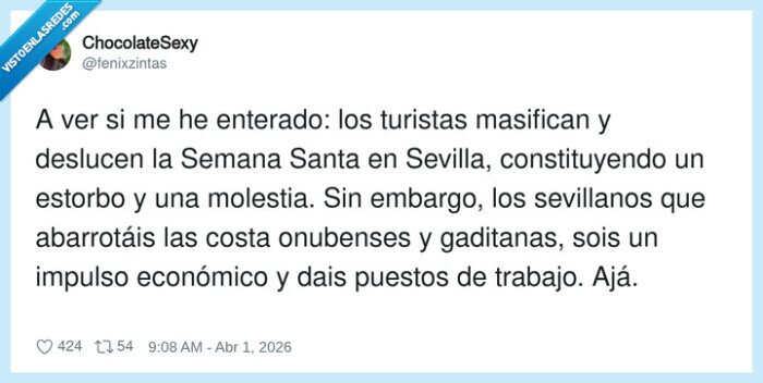 1723151 - Turismo es cuando vienen ellos; cuando vamos nosotros, es 