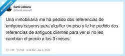Enlace a Si ellos piden referencias de caseros, yo pido referencias de clientes: igualdad de condiciones, por @SantiLiebanaR
