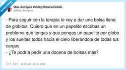 Enlace a ¿Los globos los suelto por orden alfabético o por gravedad del marrón?, por @Miss_Antropica