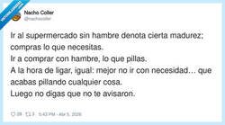Enlace a Luego no te quejes de lo que acabas metiendo en el carro, por @nachocoller