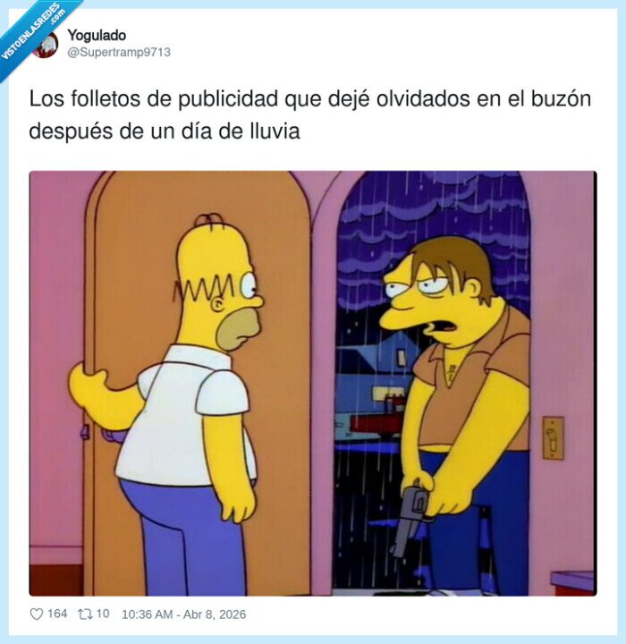 1723842 - La lluvia: «te lo reciclo yo, no te rayes», por @Supertramp9713