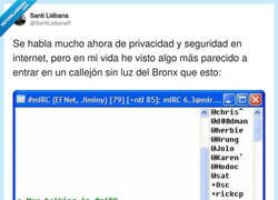 Enlace a Privacidad en internet: entra tú primero, que yo te cubro desde el IRC, por @SantiLiebanaR