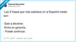 Enlace a El día que oiga “entra en garantía” voy a aplaudir en el mostrador, por @Robocop_GCivil