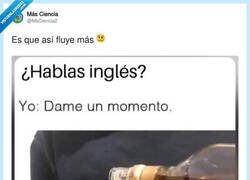 Enlace a Déjame echarme un trago para que me salga fluido, por @MsCiencia2