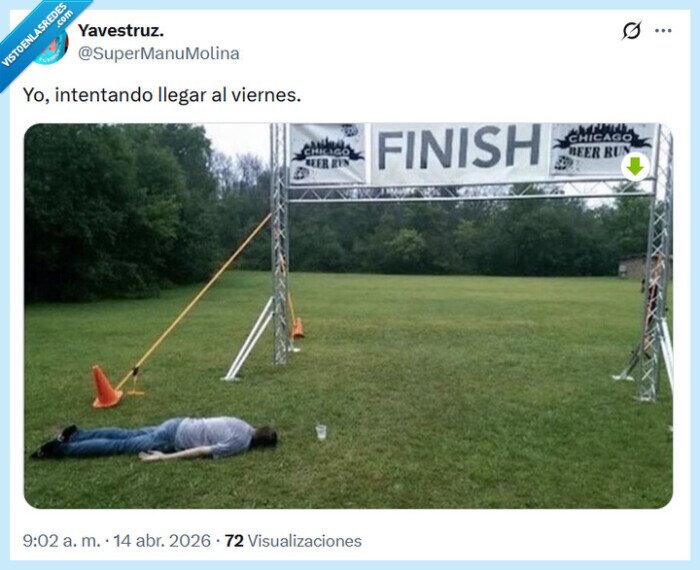 viernes,llegar,intentar