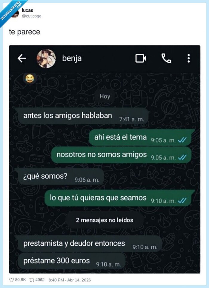 whatsapp,amistad,dinero,prestamo,deudor