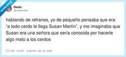 Enlace a Bendita Susan Martín, por @neckovidal