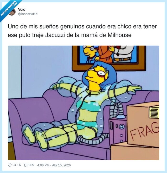 traje,jacuzzi,simpsons,mam&aacute;,Milhouse