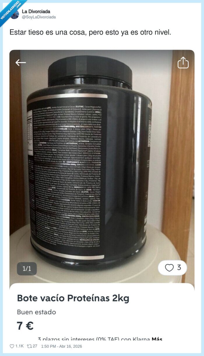 proteinas,bote,vacio,oferta