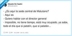 Enlace a El CEO no puede, está con lo de patatín y patatán, por @Edudecaedro