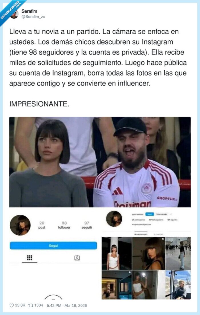 influencer,famosa,seguidores,Instagram,relacion