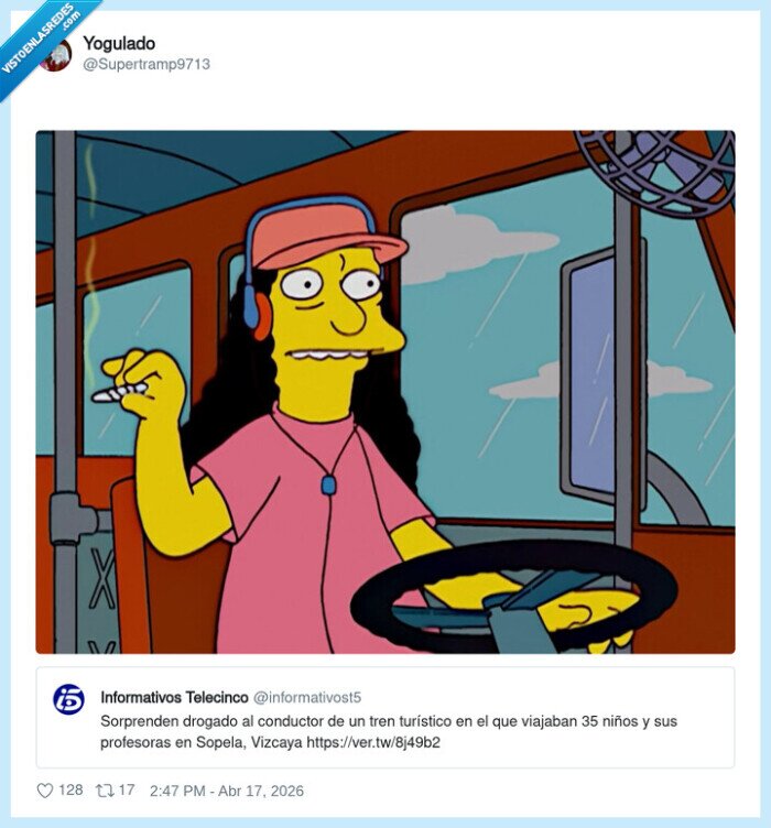 tren,maquinista,drogas,excursion,Sopela