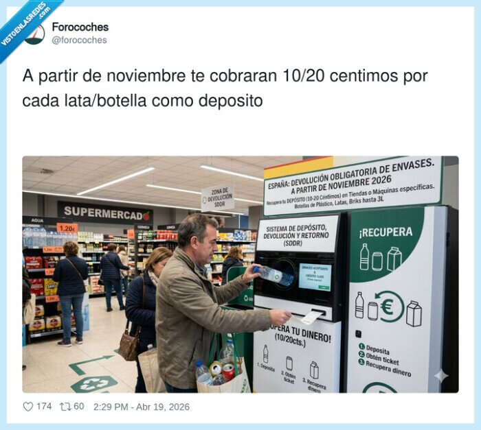 supermercado,deposito,reciclaje,envases,devolucion