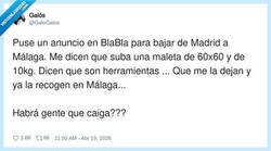 Enlace a BlaBlaCar: compartes coche y, de regalo, haces de SEUR del narco, por @GatoGalos