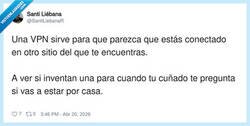 Enlace a Necesito una VPN pero para que parezca que estoy fuera, por @SantiLiebanaR