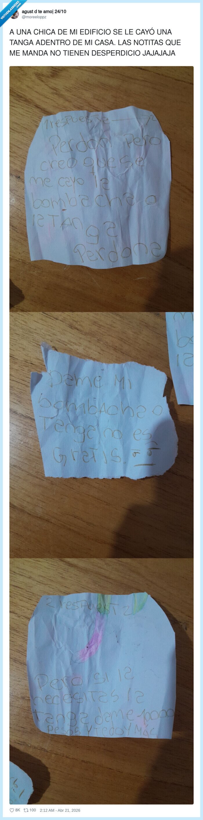 notas,tanga,edificio,perd&oacute;n,comunicaci&oacute;n