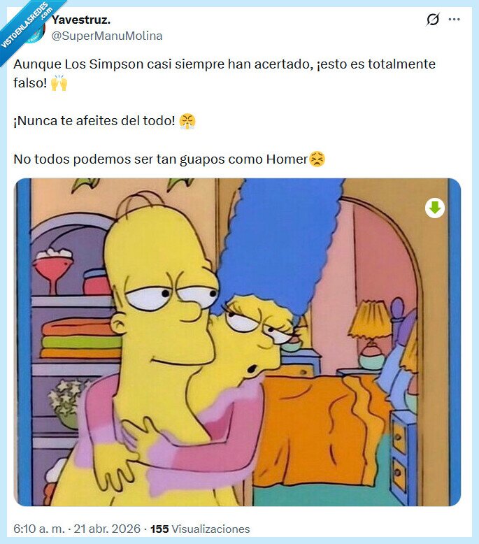 los simpson,afeitarse,homer