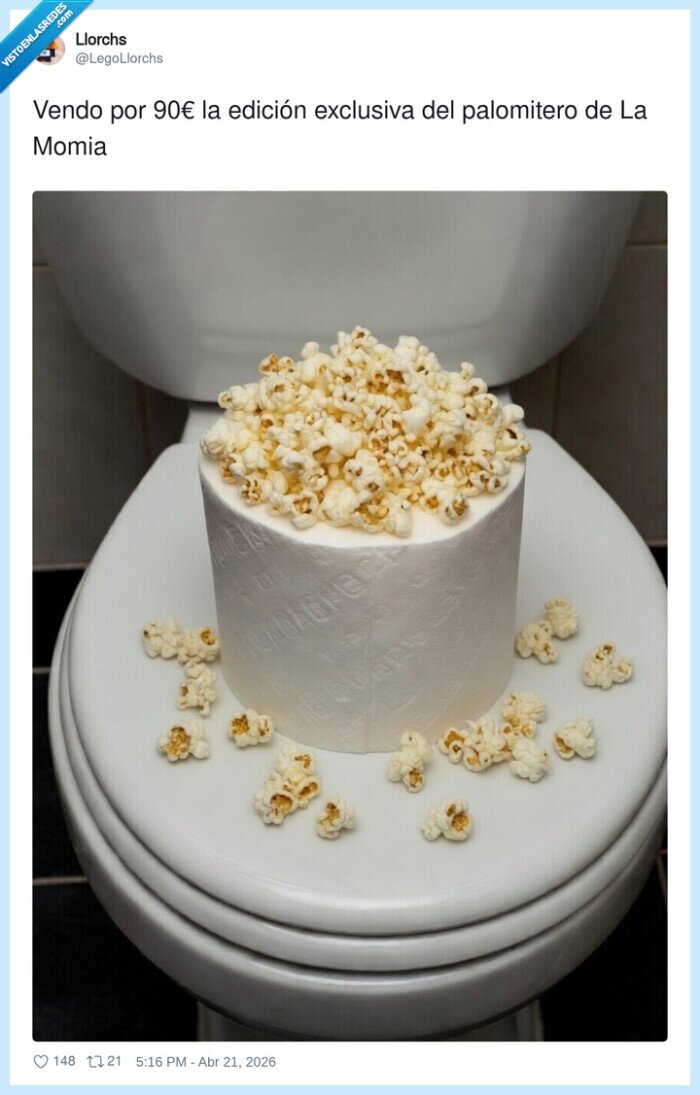 palomitero,momo,toilet,papapopp,edicionexclusiva
