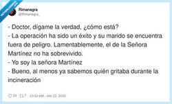 Enlace a Cuando te equivocas de paciente pero te sale un chiste tan negro que lo dejas igual