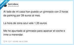 Enlace a El gimnasio más sano del mundo: me fortalece el ahorro y me cardio una merienda, por @SantiLiebanaR