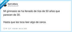 Enlace a Mucho press banca, pero la presbicia está imbatible, por @SantiLiebanaR