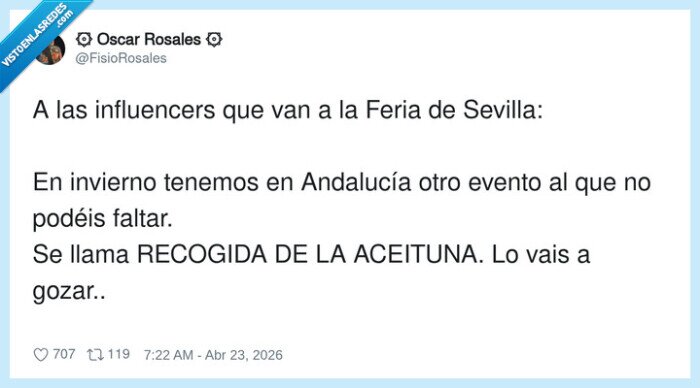 influencers,FeriaSevilla,recogidaaceituna,Andaluc&iacute;a,evento