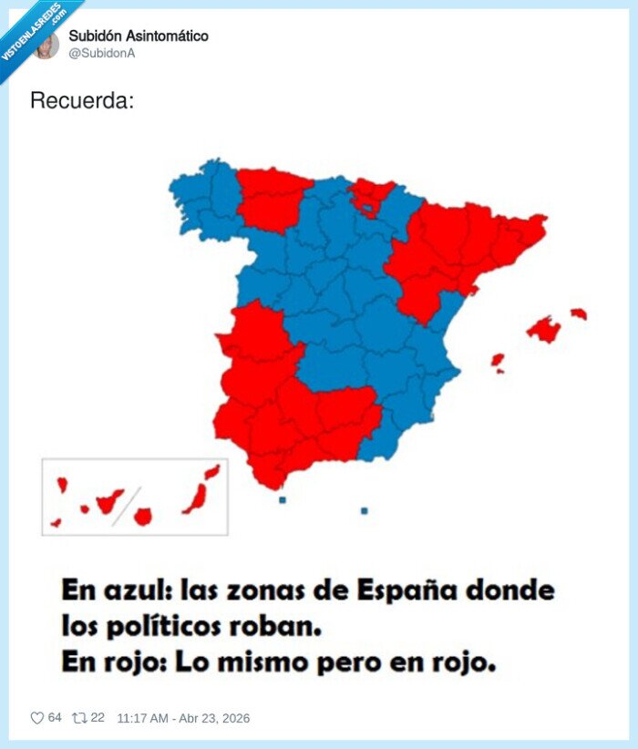 Espa&ntilde;a,pol&iacute;ticos,corrupci&oacute;n,mapa,colores