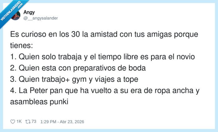 amistad30,etapasvida,mujeres30,peterpan,amigas
