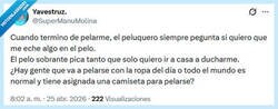 Enlace a De la tijera a la ducha por @supermanumolina
