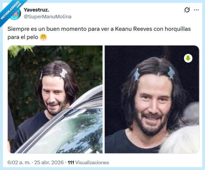 keanu reeves,horquilla,pelo