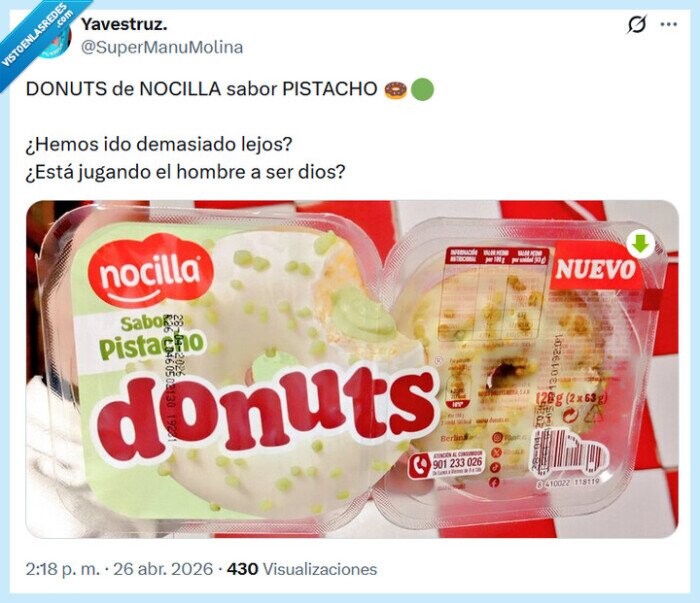 donuts,nocilla,pistacho,dios