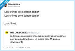 Enlace a Copiar no, cariño: iterar con cañones láser, por @unchinodechina