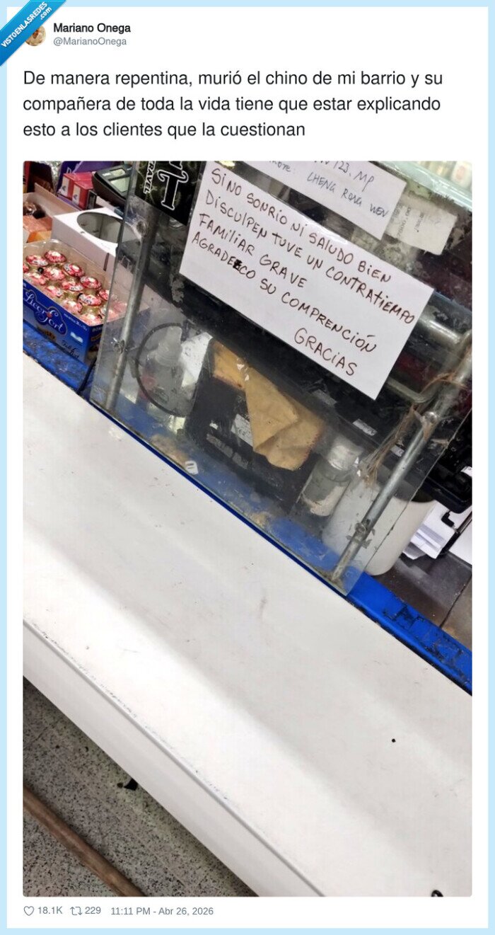 muerte,comercio,explicacion,familiar,sincero