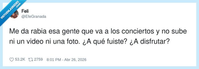 conciertos,fotos,redes,experiencia