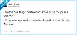 Enlace a Dicen que el tiempo vuela… y era yo roncando en el sofá, por @SantiLiebanaR