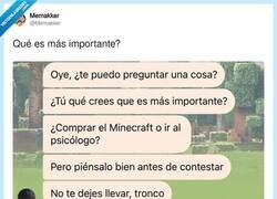 Enlace a El psicólogo puede esperar, el creeper no, por @Memakker